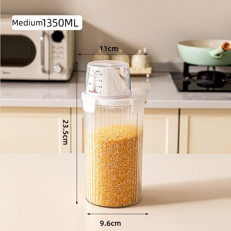 Hermetyczne pojemniki do przechowywania żywności z pokrywką Dozownik do płatków śniadaniowych Organizer do spiżarni Pojemniki na płatki śniadaniowe Pudełko do przechowywania żywności Organizer kuchenny