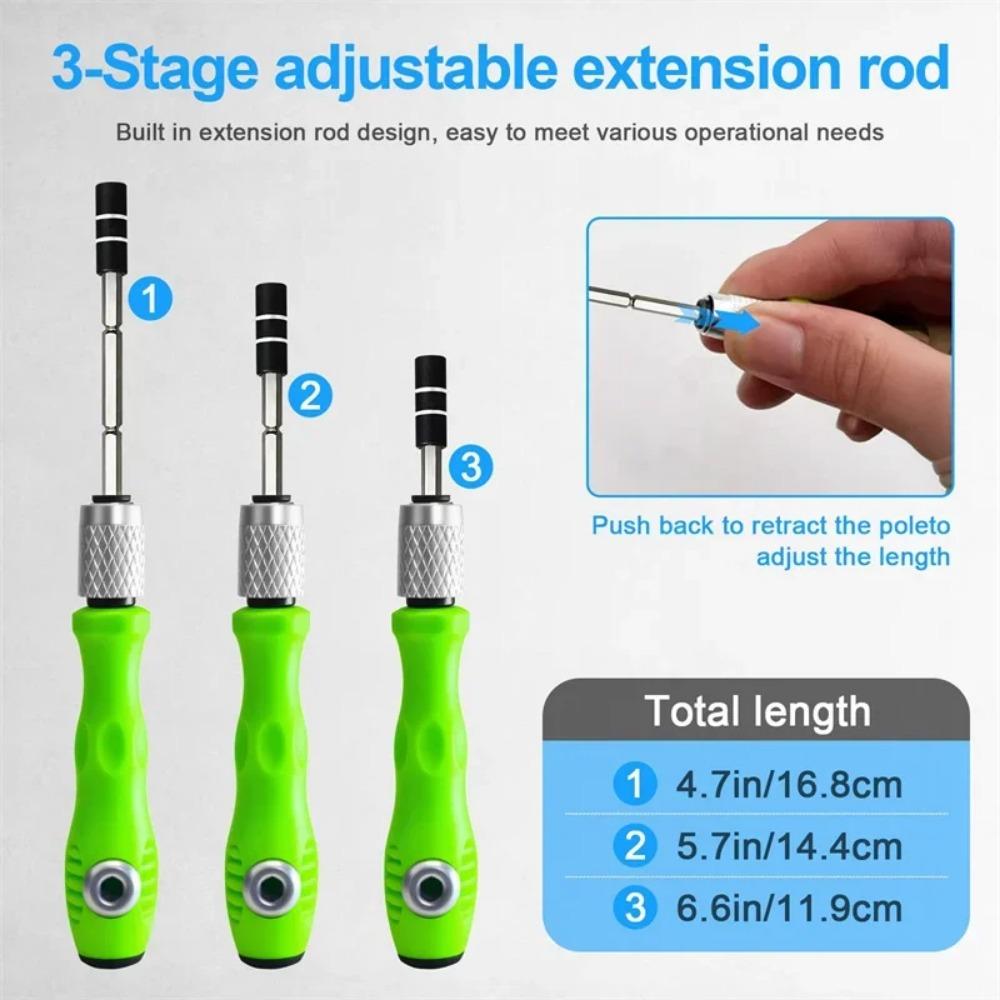 32 in 1 Kleines Präzisionsschraubendreher-Set Magnetisches Mini-Schraubendreher-Set Professionelles Winziges Reparaturwerkzeug-Set für Uhren Laptop