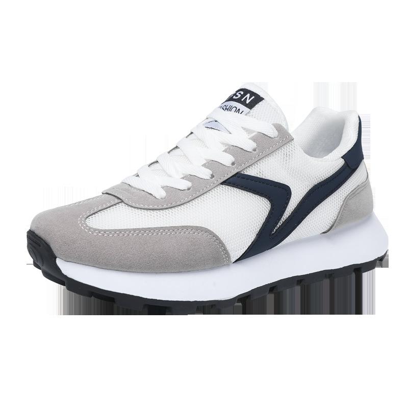 Neues Paar Sportschuhe Farbabstimmung vielseitige Plateauschuhe bequeme Paarschuhe Trend vielseitige Freizeitschuhe Herren und Damen