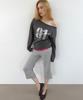 ASURA Collecting 01 One Shoulder T (Charcoal)