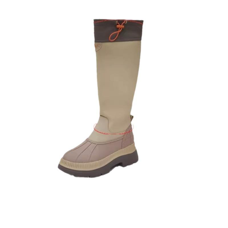 Height-increasing and thin long boots, high boots, children's autumn new small adjustment leather boots, trouser boots