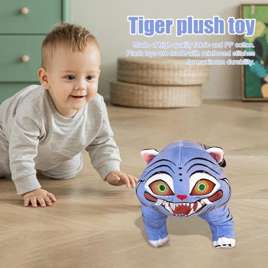 Tiger Plush Toy Soft Stuffed Animal with PP Cotton Filling Chinese Zodiac Inspired Collector's Gift for Kids Adults