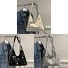 Fashionable Silver Bucket Bag With Pu Material For Daily Use And Street Style Appeal