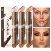 Dobbelt-hovedet Highlighter Konturering Stick Concealer Stick Næseskygge Skygge Naturlig 3D Kontur Creme Fremhævning Highlight Stick