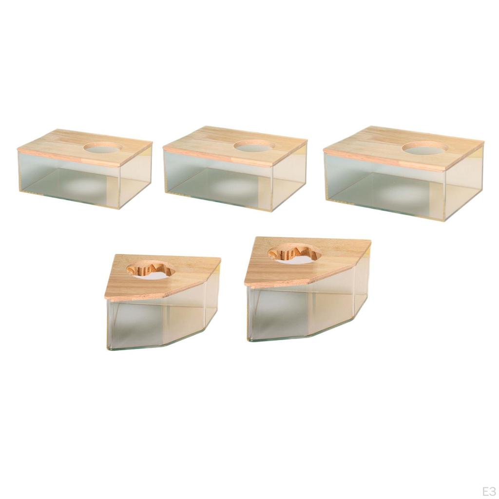 Acrylic Sand Bath Box for Hamsters And Small Pets