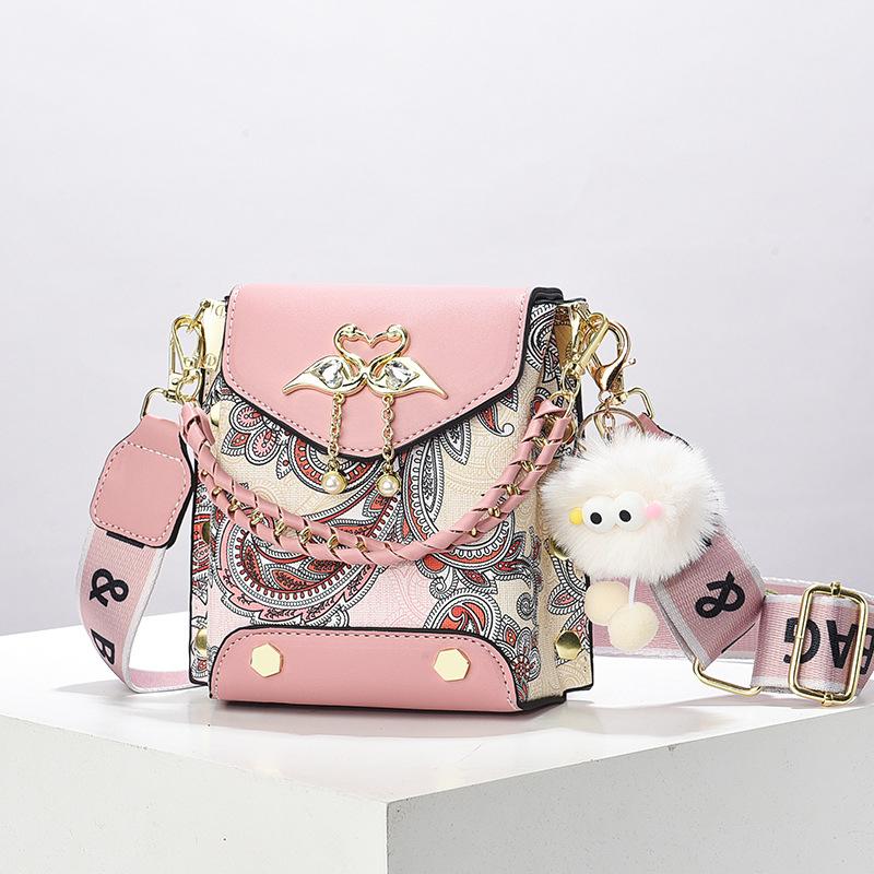 Women's bag 2025 new niche high-end small square bag mini shoulder messenger bag women's bag mobile phone bag women's