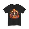 Kawaii Witch Pumpkin Halloween T-Shirt | Trendy & Enchanting Witch Tee