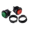 5 Peças Interruptor de Botão de Pressão Momentâneo 14mm Momentâneo 3A/250Vac Interruptores Redondos Interruptor de 2 Pinos Ds-500 Botões Elétricos