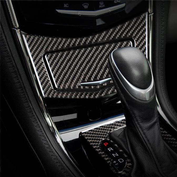 Cadillac ATSL Kohlefaser Interieurverkleidung: Konsole, Schalthebel, Luftauslass-Aufkleber