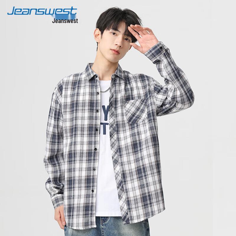 Jeanswest Men's Casual Plaid Shirt