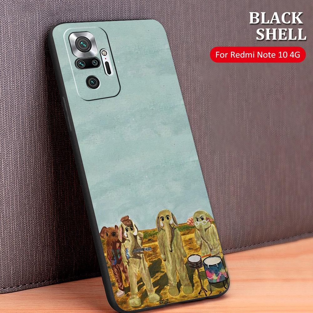 

Черный чехол для телефона с изображением слона, рок-группа Celulares, Fundas для Xiaomi Redmi 9A 9S K40 9C 11 Pro 10 9 9T 7 8 K40S 8T K50 Redmi K50