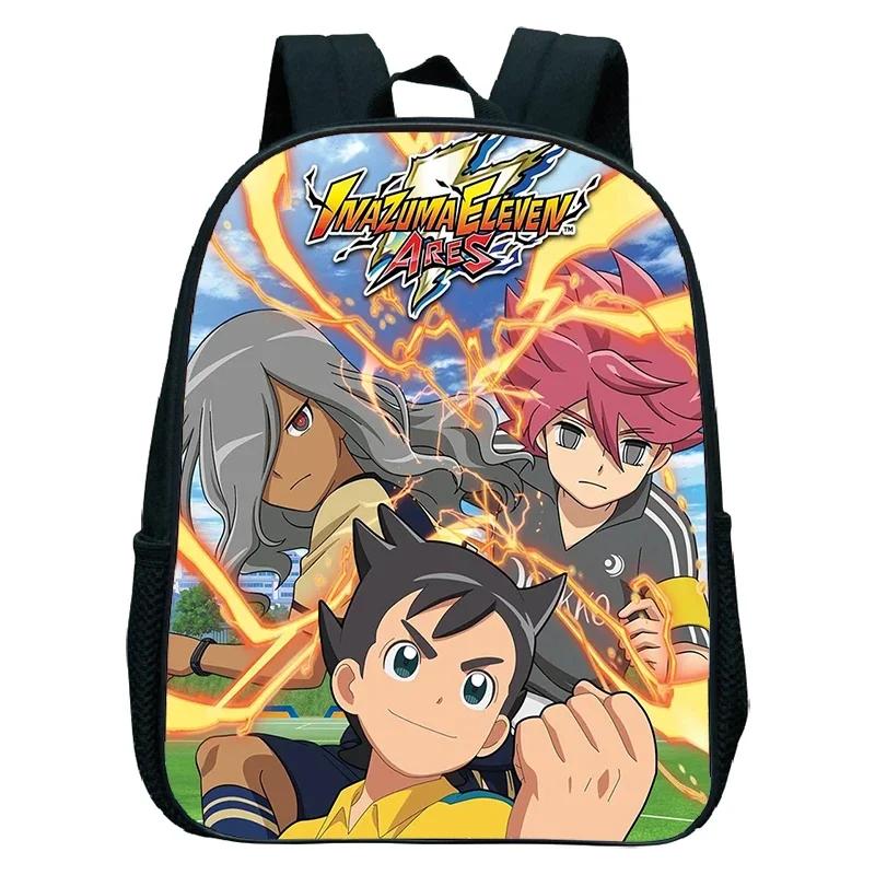 Inazuma Eleven Go School Bags Toddler Boy Lightweight Kindergarten Backpack Kids Girls Orthopedic School Bags Anime Mochila Gift