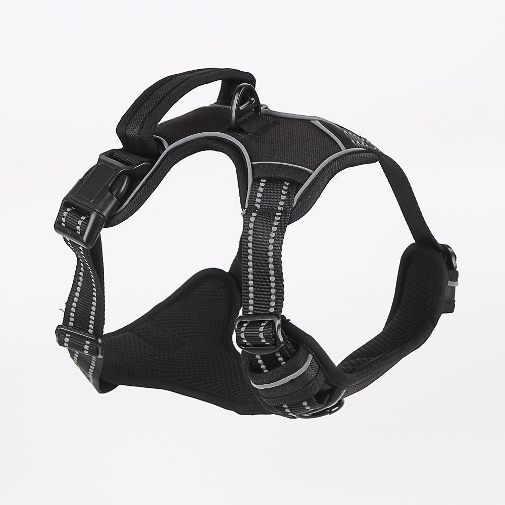 Dog Walking Pet Strap Universal Reflective Vest Dog Leash Chest Back