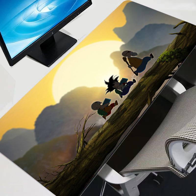 XXL Mouse Pad Dragon Ball Max Durable Anime Gamer Computer Mousepad Gaming Accessories Tablet Varmilo Keyboard Mausepad
