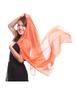 Women's 180cm Rectangular Silk Scarf with Glittered Design