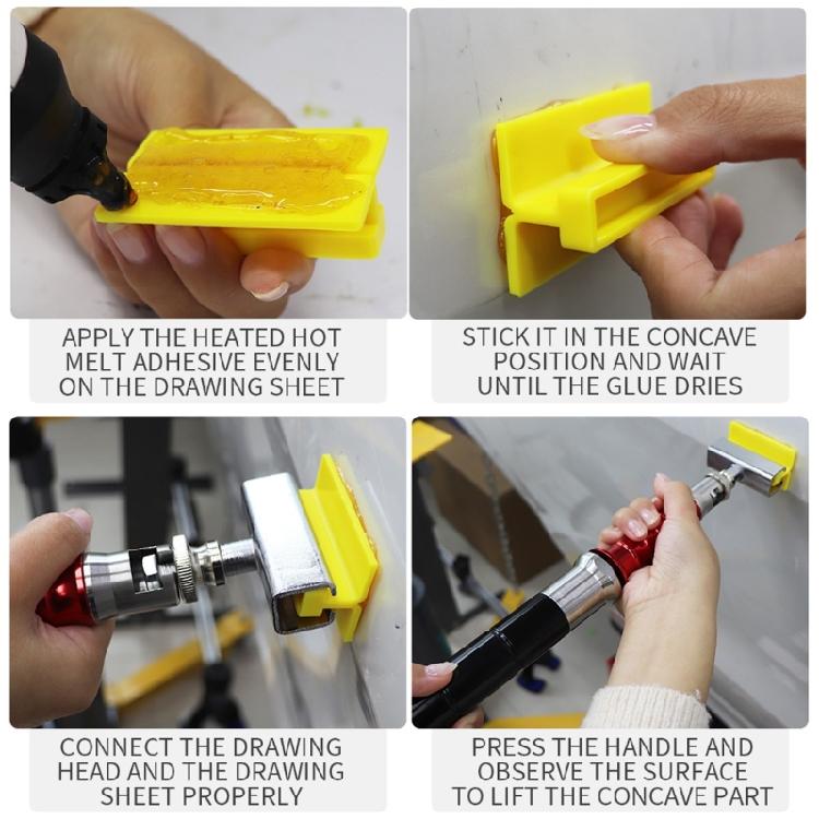 Car Body Dents Remover Glues Sheet Auto Maintenance Tool Dents Removal Pulling Sheet Dents Puller Glues Sheet Dents Removal Tool