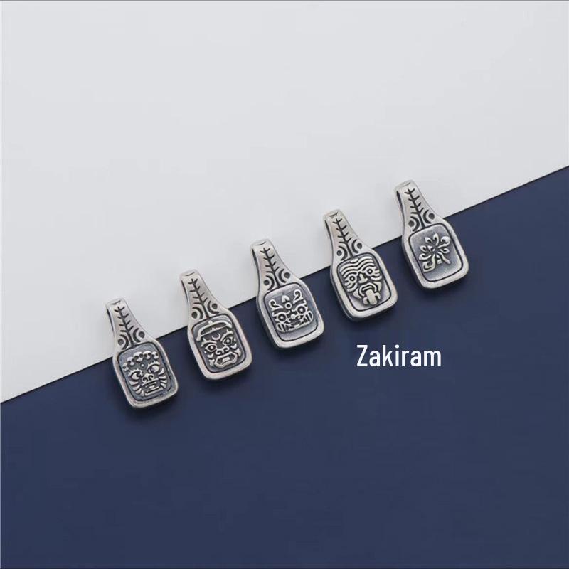 Non-fading Tibetan Copper Card Buckle Handmade Prayer Beads String - Buddhist Accessories.