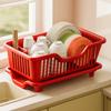 Durable Utensils Drainer Rack Plastic Storage Basket Drain Bowl Rack Dish Drying Rack  Chopsticks