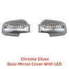 2pcs Car ABS Chrome Rearview Accessories Plated Trim 2005 2006 2008 2009 2010 2012 2013 For Hyundai Tucson Door Mirror Cover