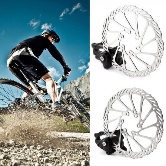 Bike Disc Brake Front & Rear Disc 160 mm Rotor Brake Kit for Mountain Bicycle