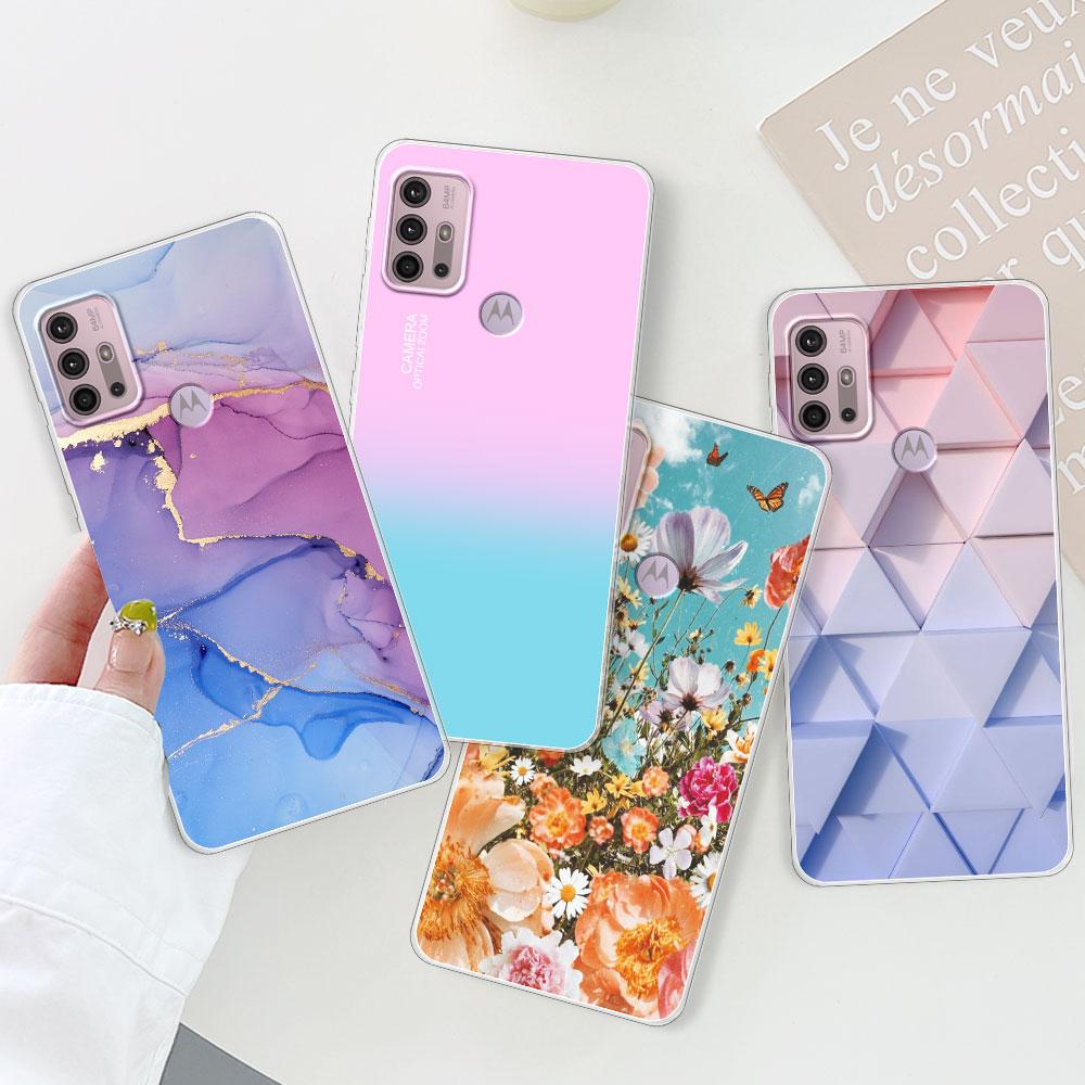 For Moto G10 Moto G20 Case For Motorola Moto G30 Coque Clear Soft Silicone Bumper Cover Phone Case For Moto G60 G60S Clear Funda
