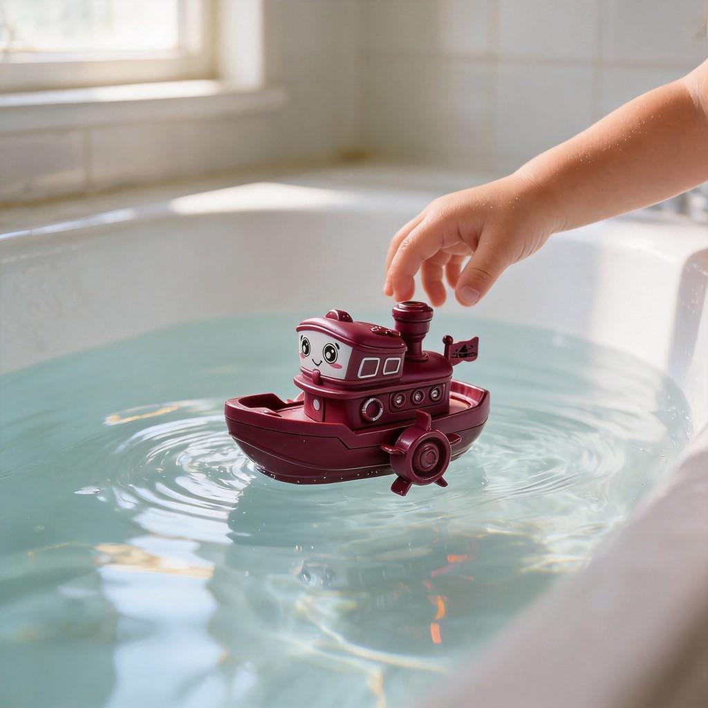 Baby Bath Toy Sea Ship Plastic Water Play For Kids Bath Time Fun
