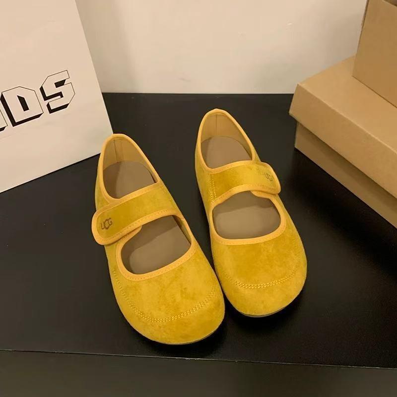 Platform women's new spring and summer ugly cute Velcro retro Mary Jane single shoes