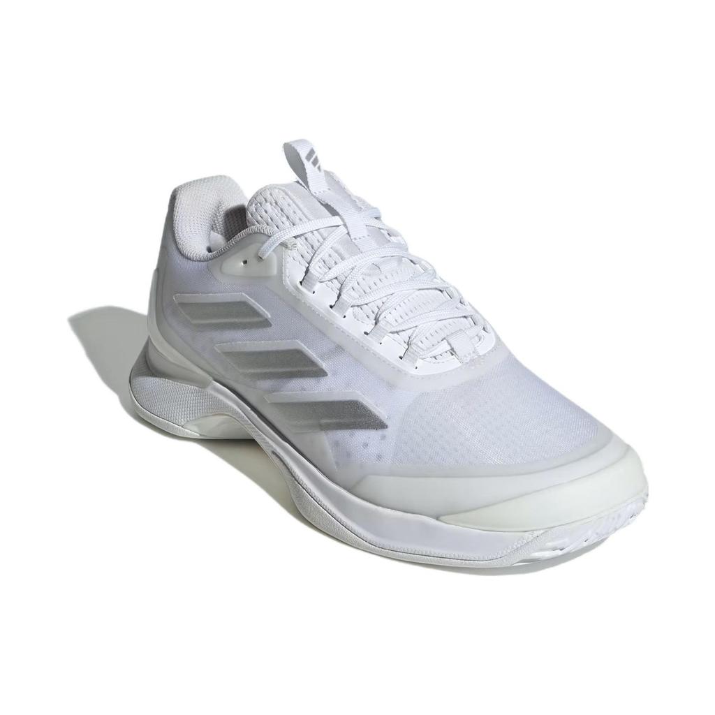 adidas Avacourt 2 Vit Silvermetallic Dam Sneakers Molnvit Grå-En IG3030