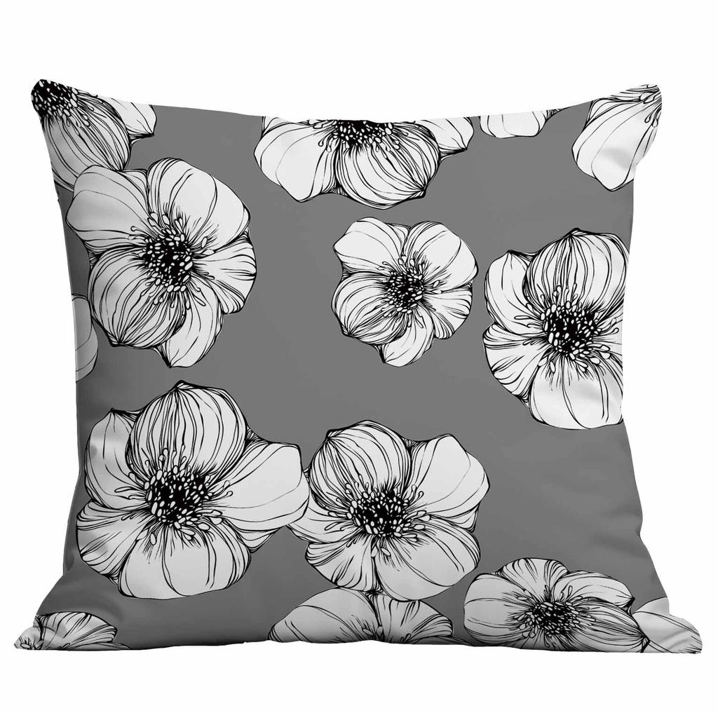 Simple Plant and Flower Pillowcase Home Cushion Pillowcase Decoration