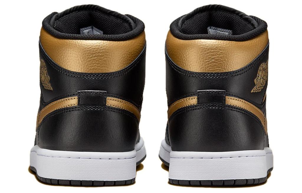 Jordan 1 Mid Black Metallic Gold DQ8426-071