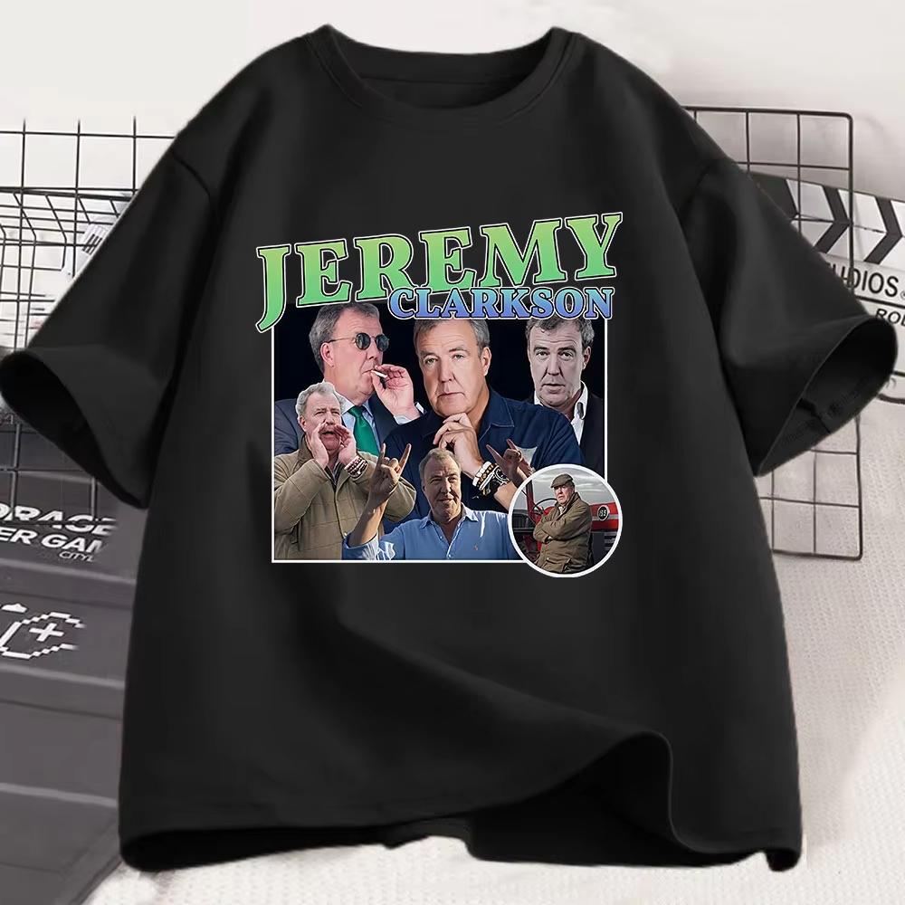 

Homage Jeremy Clarkson Graphic Print T Shirt Men Women Clothing Casual Cotton Oversized Short Sleeve T Shirts S