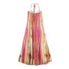 Summer New French European and American Tie-dye Printing Holiday Style Suspender Neck Long Dress