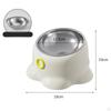 Tilted Cat Feeder Bowl Water Feeding Dish Food Dispenser for Small Dogs