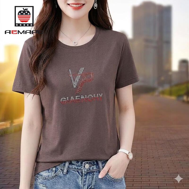 AEMAPE Women s Loose Fit Short Sleeve T-Shirt XL