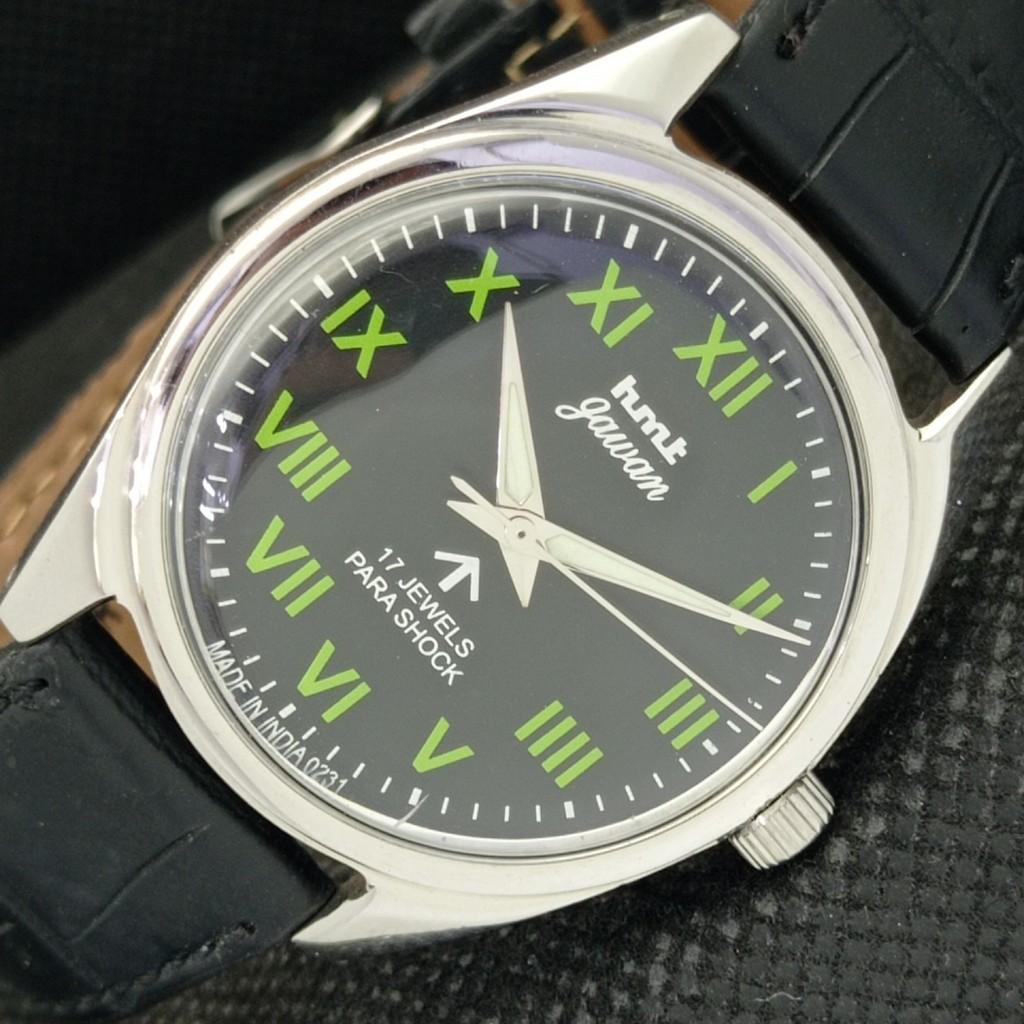 

USED HMT JAWAN INDIAN MENS MECHANICAL WATCH a307321-1 Sku584a-a307321