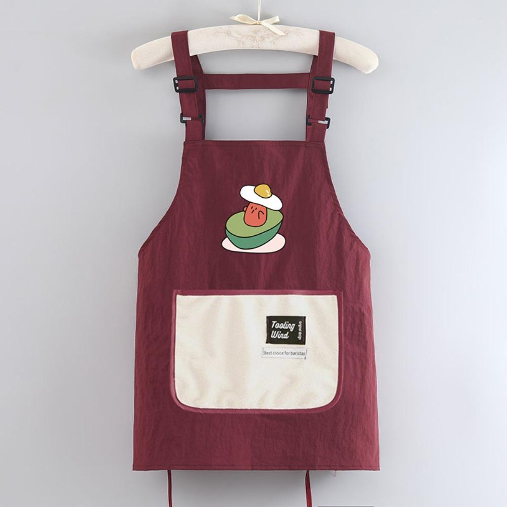 Adjustable Chef Apron Anti-fouling Cooking Smock Portable Catering Work Clothes  for Home Kitchen