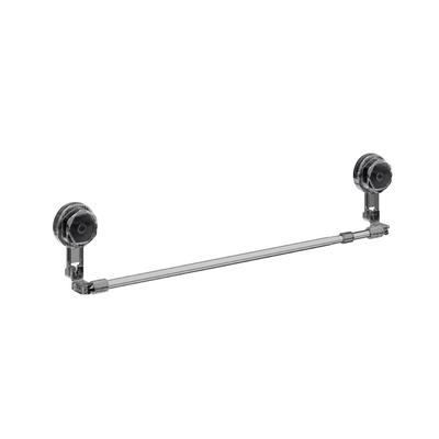 Wall Mounted Bathroom Towel Rack Detachable Adjustable Suction Cup Towel Rack Strong Adhesion Folding Storage Towel Hanger