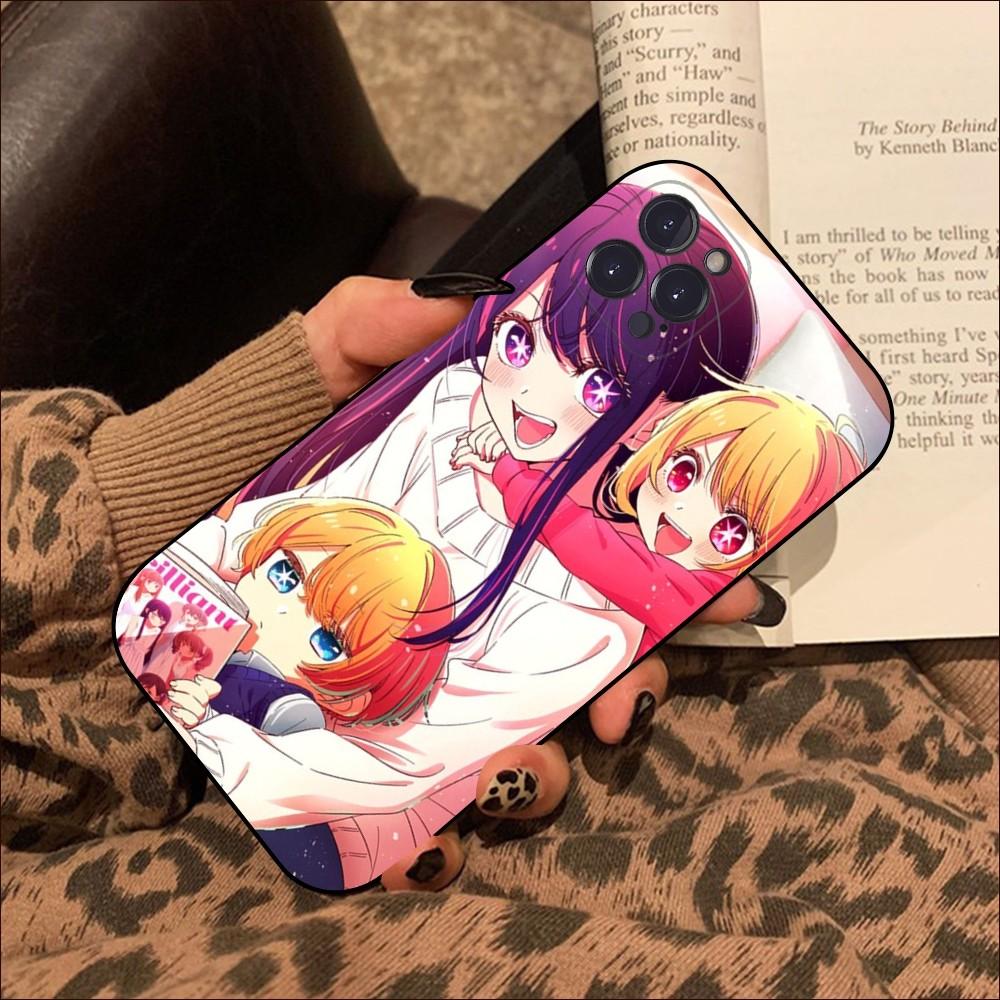 Anime Oshi no Ko Hoshino Ai Phone Case For iPhone 15 14 11 12 13 Mini Pro XS Max Cover 6 7 8 Plus X XR SE 2020 Funda Shell
