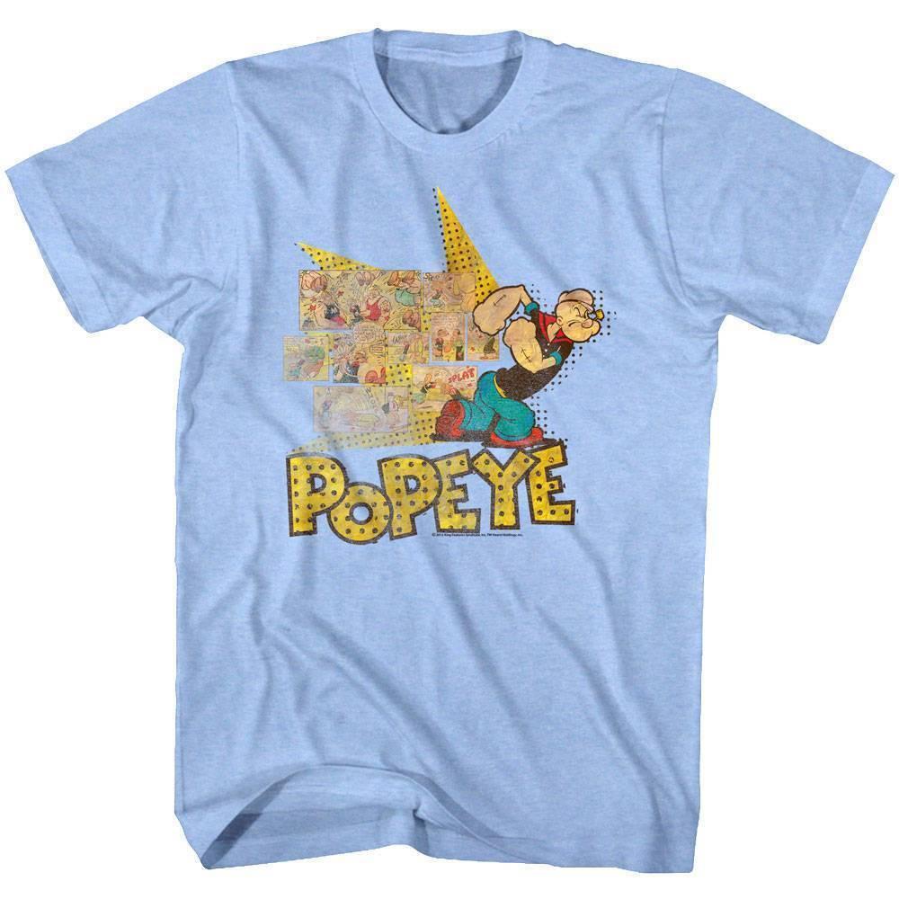 Popeye Comic Explosion Men T Shirt S