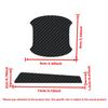 Car Door Bowl Carbon Fiber Pattern Protection Door Handle Sticker Anti-scratch Handle Protection Anti-scratch Door Bowl Sticker