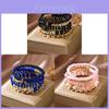 Crystal Beaded Bracelet Multilayer Stretch Cord For Women Spring