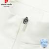 Pierre Cardin Men's Half-Zip Stand Collar Short Sleeve T-Shirt