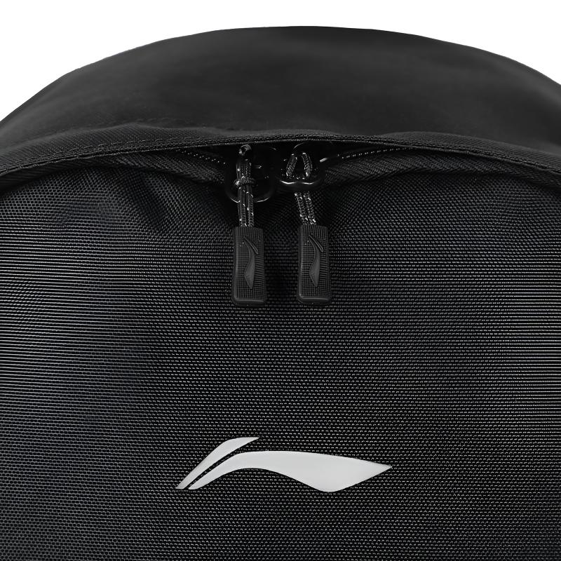 Li Ning Polyester Backpack Regular Unisex Black ABSV485-2
