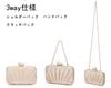 [Baisikou] 3-Way Party Bag, Wedding Bag, Women's Clutch Bag, Formal Bag, Wedding, Reception, Graduation, Fireworks Display, Coming-of-Age Ceremony,