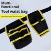 Rotating Electrician Tool Bag Adjustable Waterproof Waist Belt Pouch Multiple Pockets Thicken Tools Storage Bag