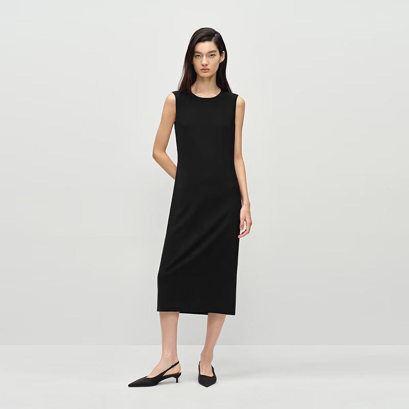 

OVVOVV Women s Sleeveless Triacetate Classic Little Black Dress L