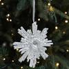 3D Christmas Tree Pendant Glitter Xmas Tree Pendant Snowflake Hanging Pendant  Holiday Season