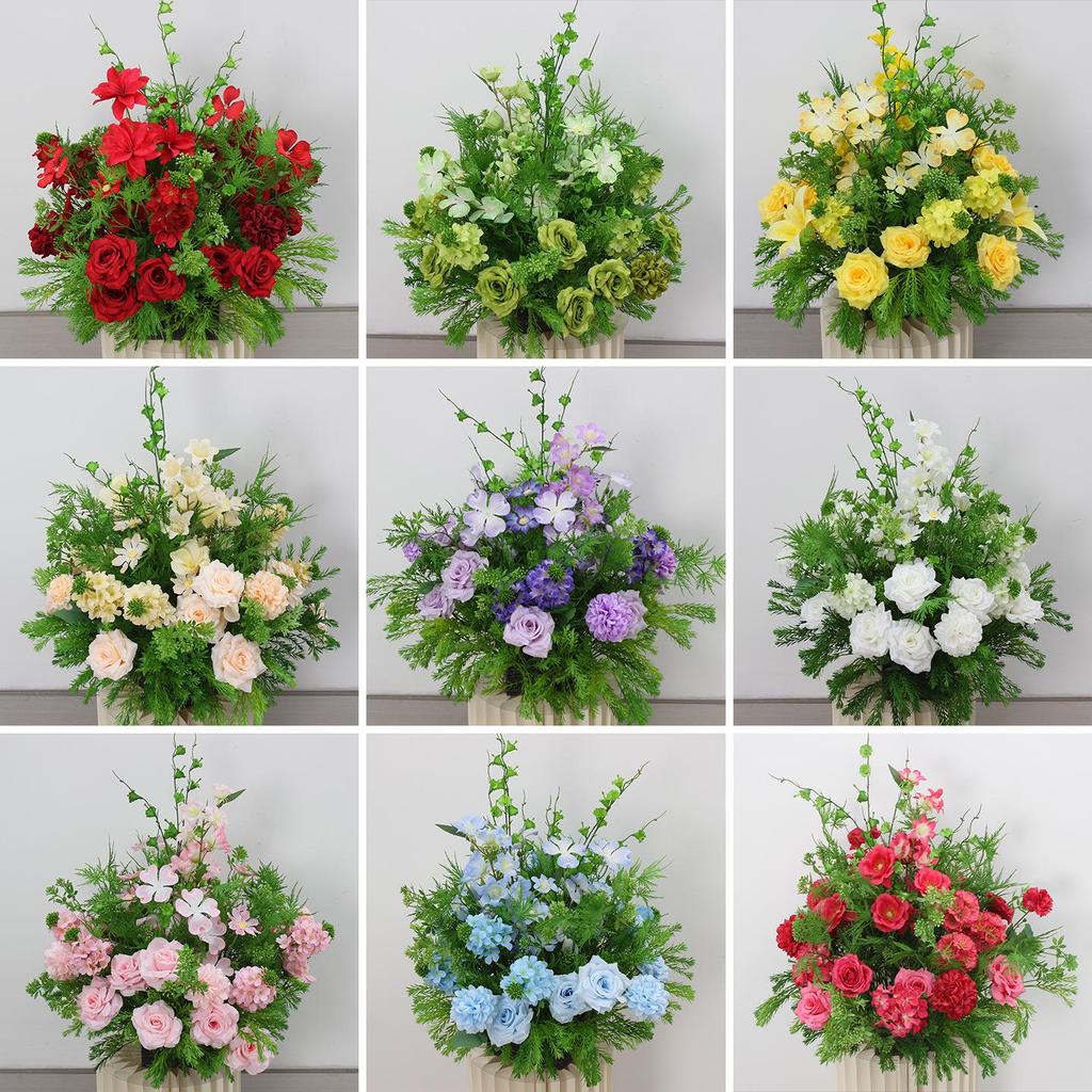 Soft Rubber Simulation Flowers for Wedding, Proposal, and Exhibition Decoration