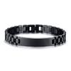 Vnox Free Personalize 10mm Stainless Steel ID Bracelets for Men Casual Male Pulseira Valentine's Day Gift for Him Drop Shipping