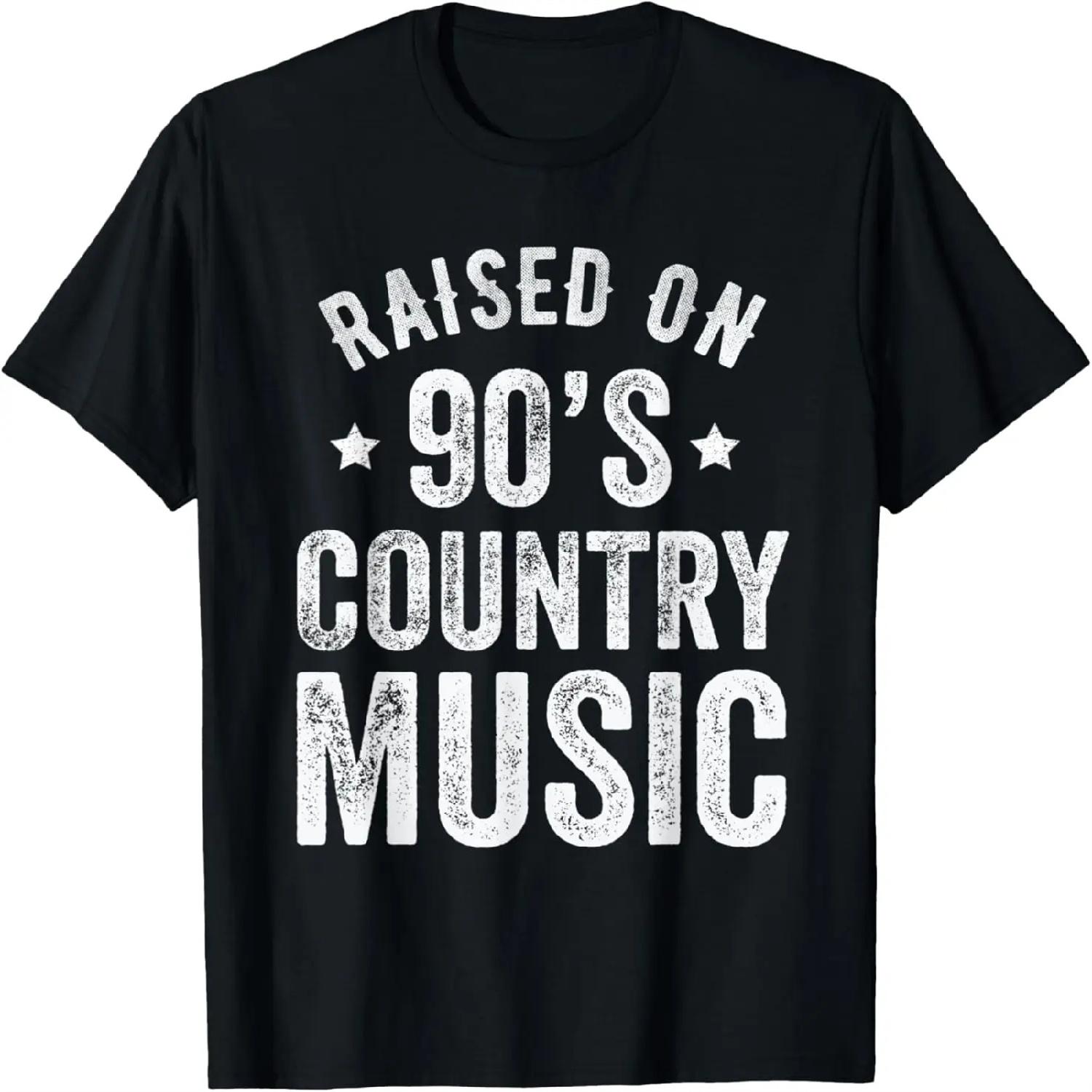 Raised On 90s Country Music Retro Funny T-Shirt XXXXXL разноцветный